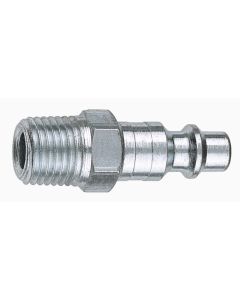 AMFCP25-02-10 image(0) - Amflo 3/8" Coupler Plug with 1/4" Male Thread I/M Industrial- Pack of 10