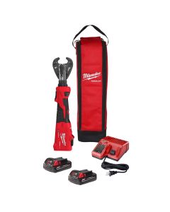 MLW2978-22 image(1) - Milwaukee Tool M18 FORCE LOGIC 6T Linear Utility Crimper Kit w/ Snub Nose Jaw