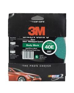 MMM31547 image(0) - 3M PRODUCTION DISCS-GREEN CORPS 6" 40E 5/PK 10PKS/CS