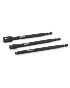 Titan 3pc 6in Socket Adapter Set