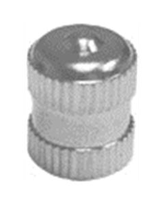 TMRTI103-100 image(0) - Tire Mechanic's Resource 100-pk of Long Metal Dome Tire Valve Cap with Seal