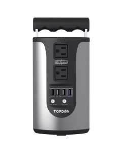 TOPH200 image(1) - Topdon Hurricano200 - 130Wh Lithium Power Station with 36000mah w/Flashlight