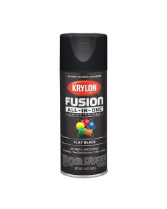 DUP2728 image(0) - Krylon Fusion PAINT PRIMER Flat Black 12 oz.