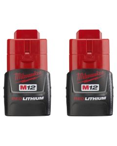 MLW48-11-2411 image(1) - Milwaukee Tool M12 REDLITHIUM Compact Battery Two Pack