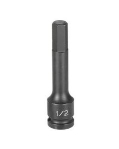 GRE29064M image(0) - Grey Pneumatic 1/2" Drive x 6mm Hex Driver 4" Length (100mm)