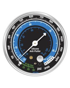 MSC285350 image(0) - Mastercool R134A / R-12Blue low side replace gauge