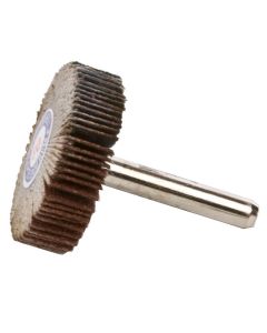 FOR71692 image(0) - Forney 71692 Flap Wheel, Shank Mounted, 1-1/2 in x 1/2 in, Grit: 80