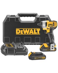 DWTDCF885C2 image(0) - DeWalt 20V MAX 1/4" Impact Driver Kit (1.5 Ah)