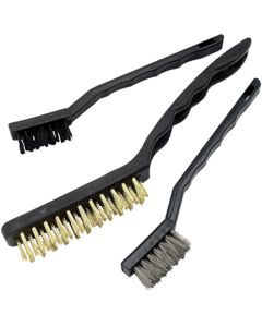 WLM1121 image(0) - Wilmar Corp. / Performance Tool 3 pc Wire Brush Set