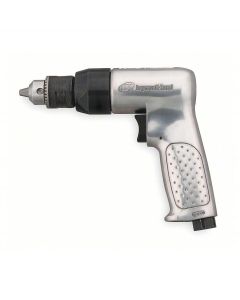 Ingersoll Rand 3/8" Pistol Grip Air Drill, Keyed Chuck, Non-reversible, 2000 RPM, 0.5 HP