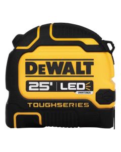 DWTDWHT35625S image(0) - DeWalt TOUGHSERIES 25 FT Lighted Tape Measure