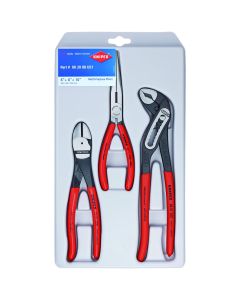 KNP267488 image(0) - KNIPEX PLIER SET 3PC LONG NOSE,DIAG CUTT,ALLIGATOR