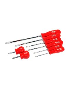 K Tool International SCREWDRIVER SET PHILLIPS & SLOTTED 8PC RED