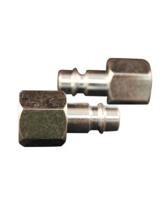 MILS763-1 image(1) - Milton Industries HI-Flo V-Style 3/8" FNPT Steel Plug 2/cd