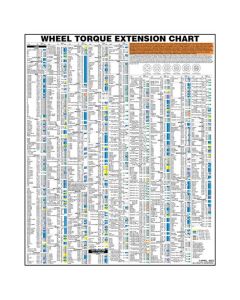 LTILT-1400WC image(0) - LTI Tools by Milton&trade; Wheel Torque Extension Color Wall Chart �April, 2023