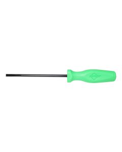 MAY27325HVG image(0) - Mayhew Mayhew Hi Vis Green Slotted 1/4-Inch x 6-Inch Screwdriver