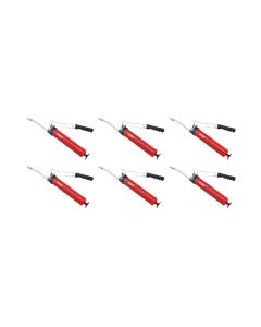 KTI73942-6PK image(0) - K Tool International 6 pack of HD Lever Grease Gun 14 oz