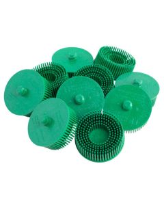 SRK13355 image(0) - Shark Industries 2" Green Finger Disc - 50 Grit - 10 Pk