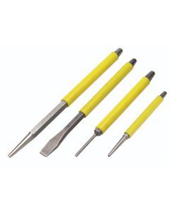 WLMW753 image(0) - Wilmar Corp. / Performance Tool 4 Pc Punch & Chisel Set