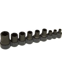 LIS83100 image(0) - Lisle External Torx Plus Socket Set, 9pc