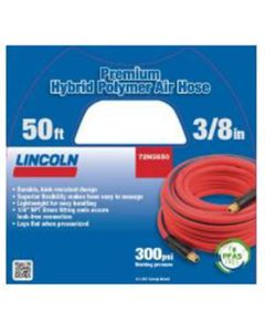 LIN72H3850 image(0) - Lincoln Lubrication 50 FT 3/8' Air/Water Hybrid Polymer Replacement hose(83753)