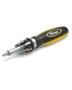 TIT11014 image(0) - TITAN HIGH TORQUE RATCHETING SCREWDRIVER