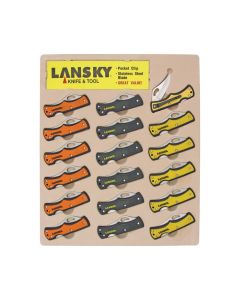 18 PIECE SMALL LOCKBACK KNIFE DISPLAY