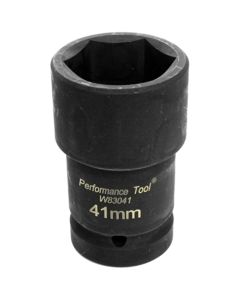 WLMW83041 image(0) - Wilmar Corp. / Performance Tool 1" DR Budd Wheel Socket 41MM