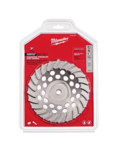 Milwaukee Tool 7" Diamond Cup Wheel Segmented-turbo