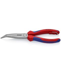 KNP2622200TBKA image(0) - KNIPEX ANGLED LONG NOSE PLIERS W/ CUTTER