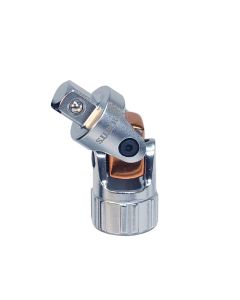 SRRSRUJ14 image(0) - SUR&R SRUJ14 3/8" female to 1/4" male drive spring-return u-joint adapter set with dual springs for maintaining alignment and precise control. Excellent for use in tight spaces and one-handed operation.