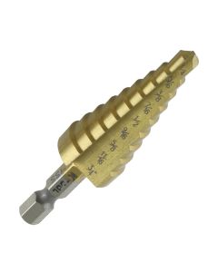 KTI71237 image(0) - K Tool International Step Drill Bit 1/4"-3/4"