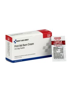 FAOG343 image(0) - First Aid Only First Aid Burn Cream 25/box