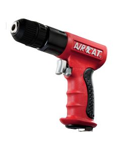 ACA4338 image(0) - AirCat 3/8" Drive Reversible Red Composite Drill