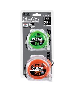 WLMW5038 image(0) - 2 pc. Clear Tape Measure Set