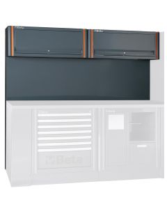 Beta Tools USA Tool Wall System with 2 Suspended Cabinets