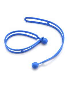 Blubird Rapid Tie 16" Non Marring Adjustable Extendable Strap, Patented, Made in USA - 2 Pack - Blue