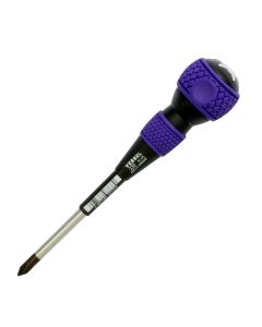 Vessel No.230 Ball Grip Tang-Thru Screwdriver PH1x75