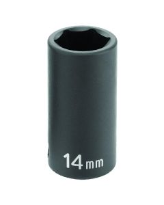 GRE1007MSD image(1) - Grey Pneumatic 3/8"DR 7MM SEMI DEEP SOCKET 6PT