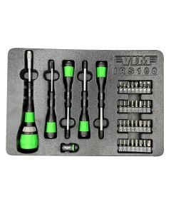 VIMIRS100 image(0) - VIM Tools 39 Piece Interchangeable Ratcheting Screwdriver Master Set