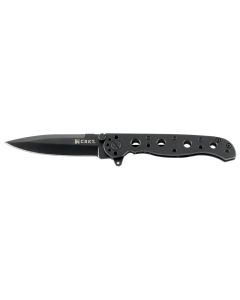 CRKM16-01KS image(0) - CRKT (Columbia River Knife) Carson M16 Stainless Spear Point EDC Folding Pocket Knife, Black Blade, Frame Lock, Stainless Steel Handle, Reversible Pocket Clip