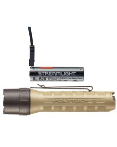 STL88612 image(0) - Streamlight PolyTac X USB Multi-Fuel Polymer Flashlight, Coyote