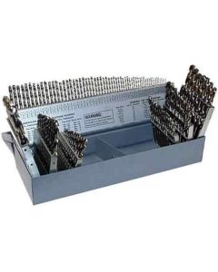 KnKut KnKut 115 Piece Short Stubby Length Drill Bit Set Numbers, Letters, Fractions