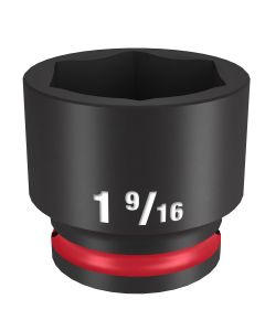 MLW49-66-6219 image(0) - Milwaukee Tool SHOCKWAVE Impact Duty  1/2"Drive 1-9/16" Standard 6 Point Socket