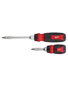 MLW48-22-2905 image(0) - Milwaukee Tool 2pc 14-in-1 Ratcheting Multi-Bit and 8-in-1 Ratcheting Compact Multi-bit Screwdriver Set