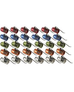 Streamlight Stylus Pro Switch Pack: 6 Red, 6 Blue, 6 Lime, 6 Orange, 6 Silver
