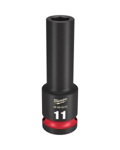 MLW49-66-6272 image(0) - SHOCKWAVE Impact Duty 1/2"Drive 11MM Deep 6 Point Socket