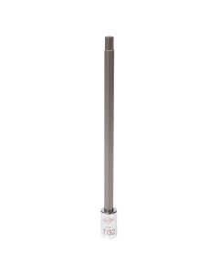 MAY16663 image(0) - Mayhew Mayhew 7/32-Inch SAE Hex Long Insert Socket Bit, 1/4-Inch Drive