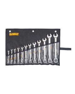 DWTDWMT19232 image(0) - DeWalt  Ratcheting Wrench Set, SAE, 12-Piece