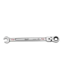MLW45-96-9811 image(0) - Milwaukee Tool 11/32" Flex Head Ratcheting Combination Wrench